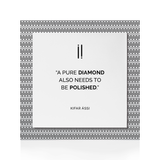 Quadro decorativo "Um diamante puro..."