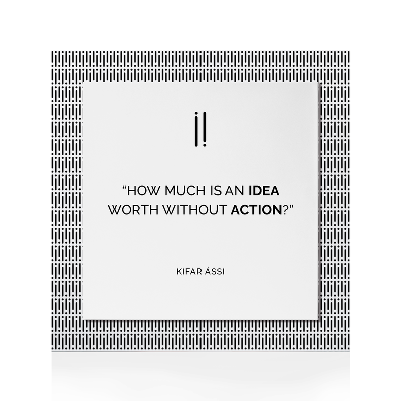 Quadro Decorativo "Quanto vale uma ideia..."
