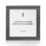 Quadro Decorativo "Quanto vale uma ideia..."