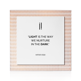 Quadro Decorativo "A luz é o caminho..."