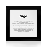 Quadro Significado do Nome Olga