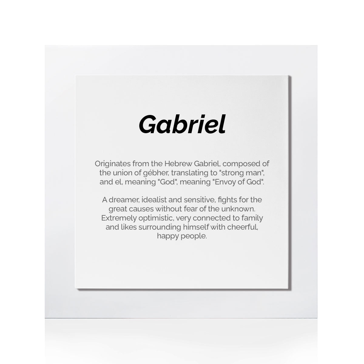 Quadro Significado do Nome Gabriel