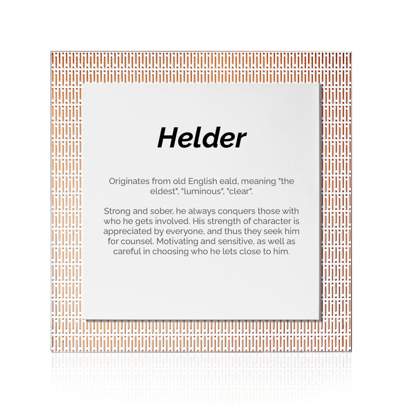 Quadro Significado do Nome Hélder