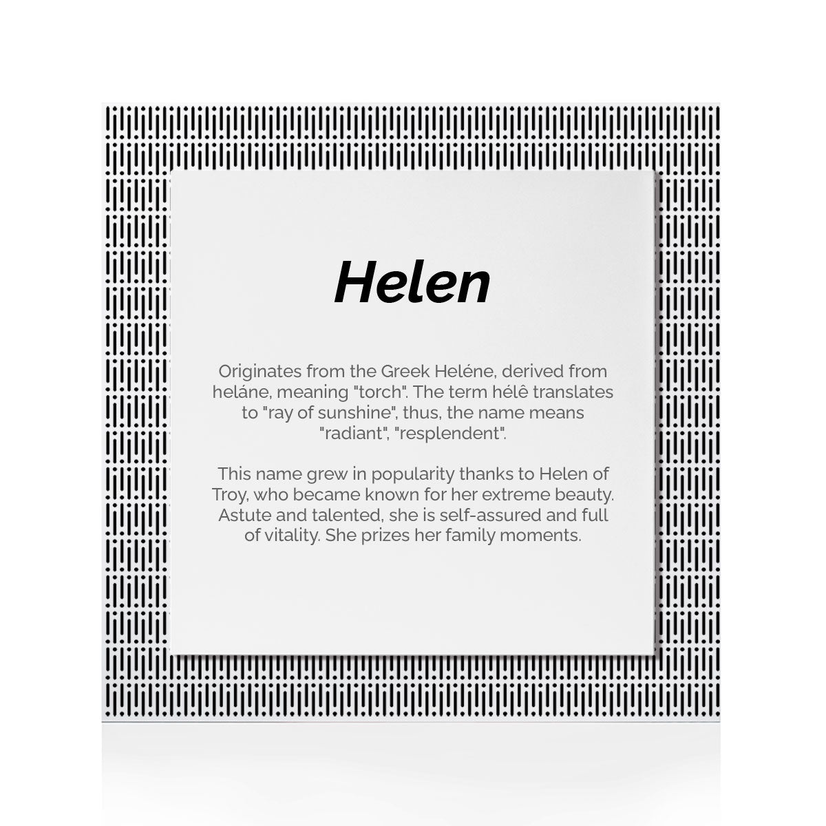 Quadro Significado do Nome Helena