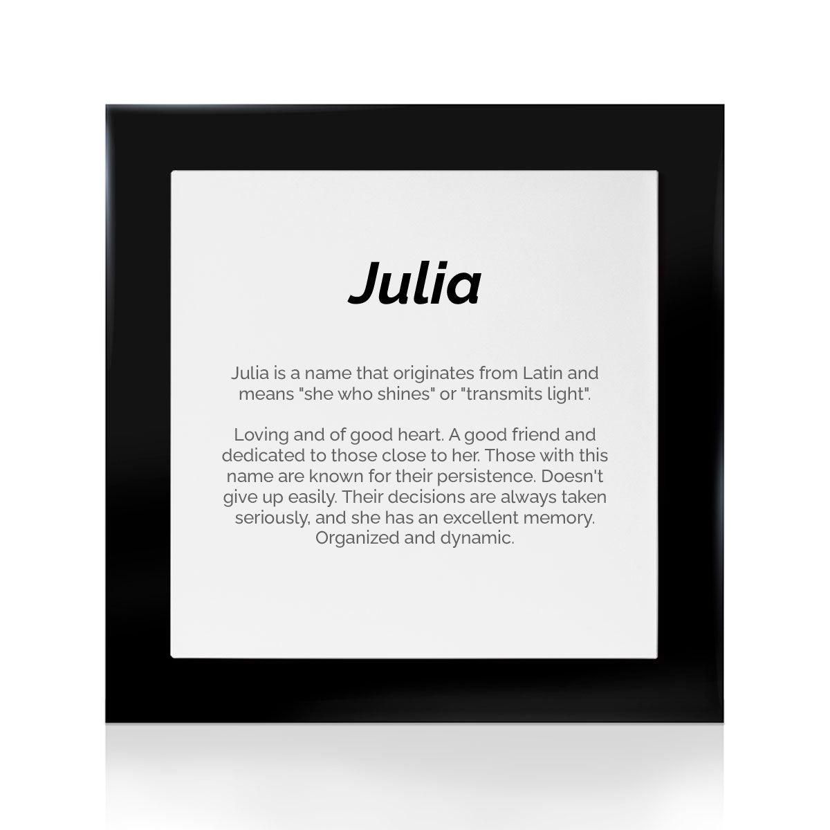 Quadro Significado do Nome Júlia