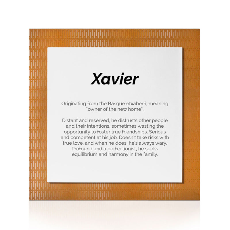 Quadro Significado do Nome Xavier – YOUPi! • YOUR BEST FEELING
