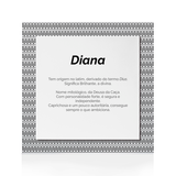 Quadro Significado do Nome Diana